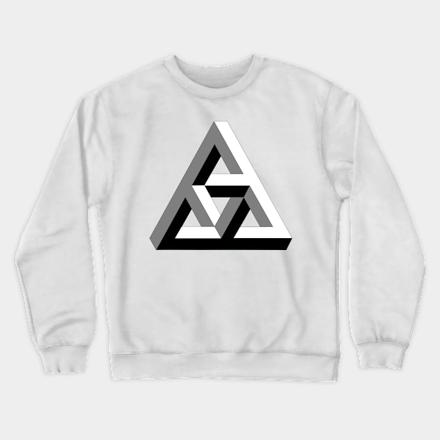 Even more impossible triangle Crewneck Sweatshirt by TRIME